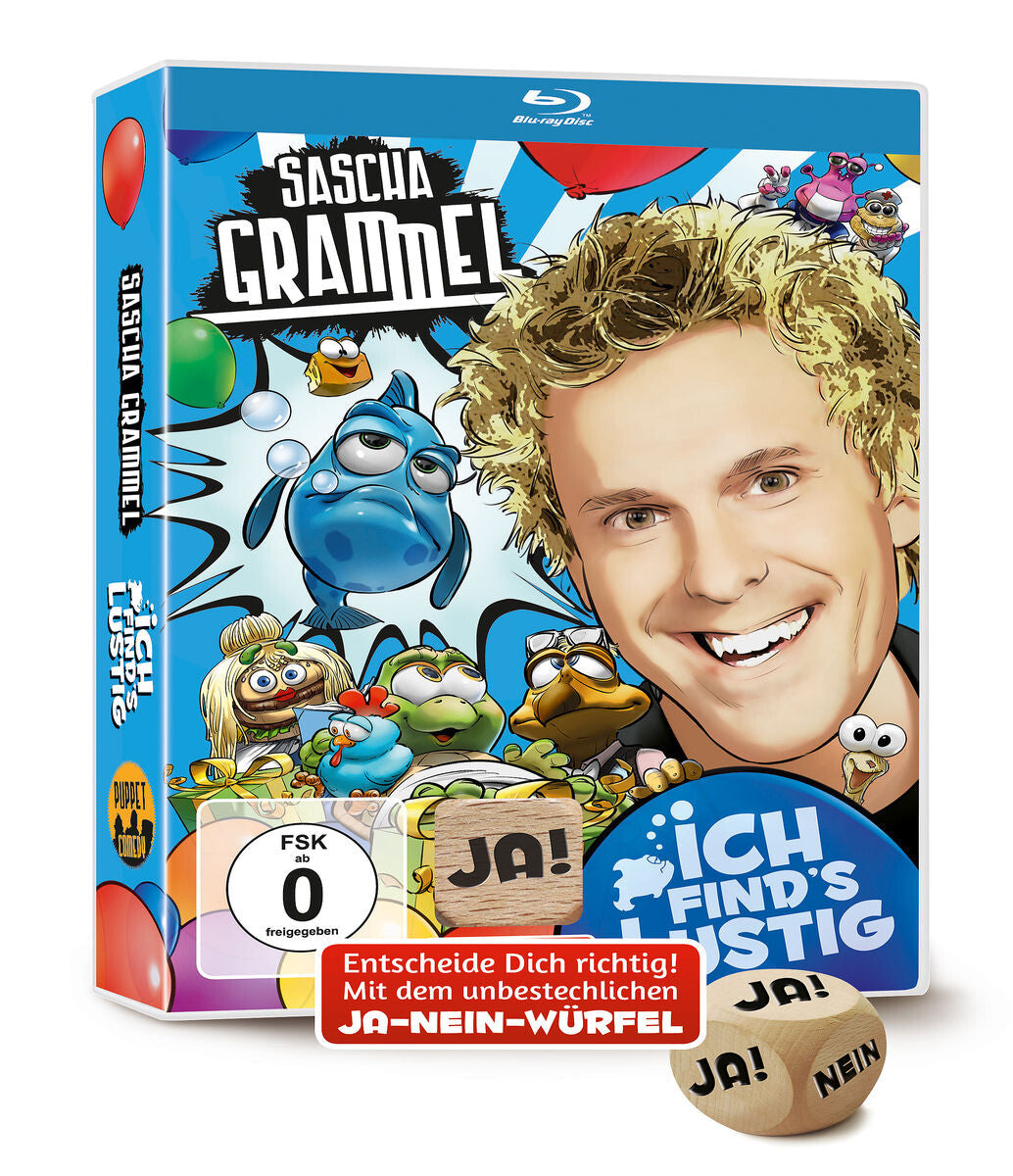 Sascha Grammel Ich Find's Lustig (Bluray Mit Ja-Nein-Würfel) Blu-Ray Disc 195715