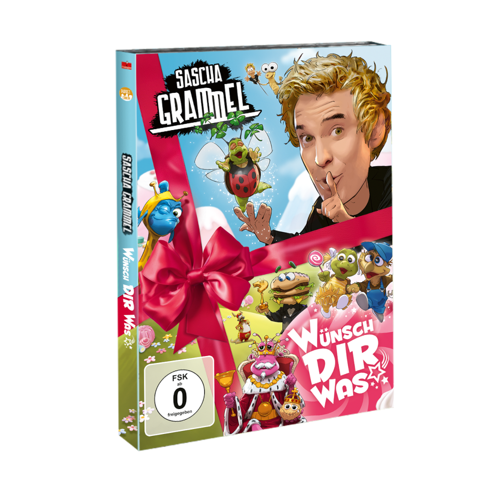 Sascha Grammel Wünsch Dir was! 2DVD/BR + Kuscheldecke 372080