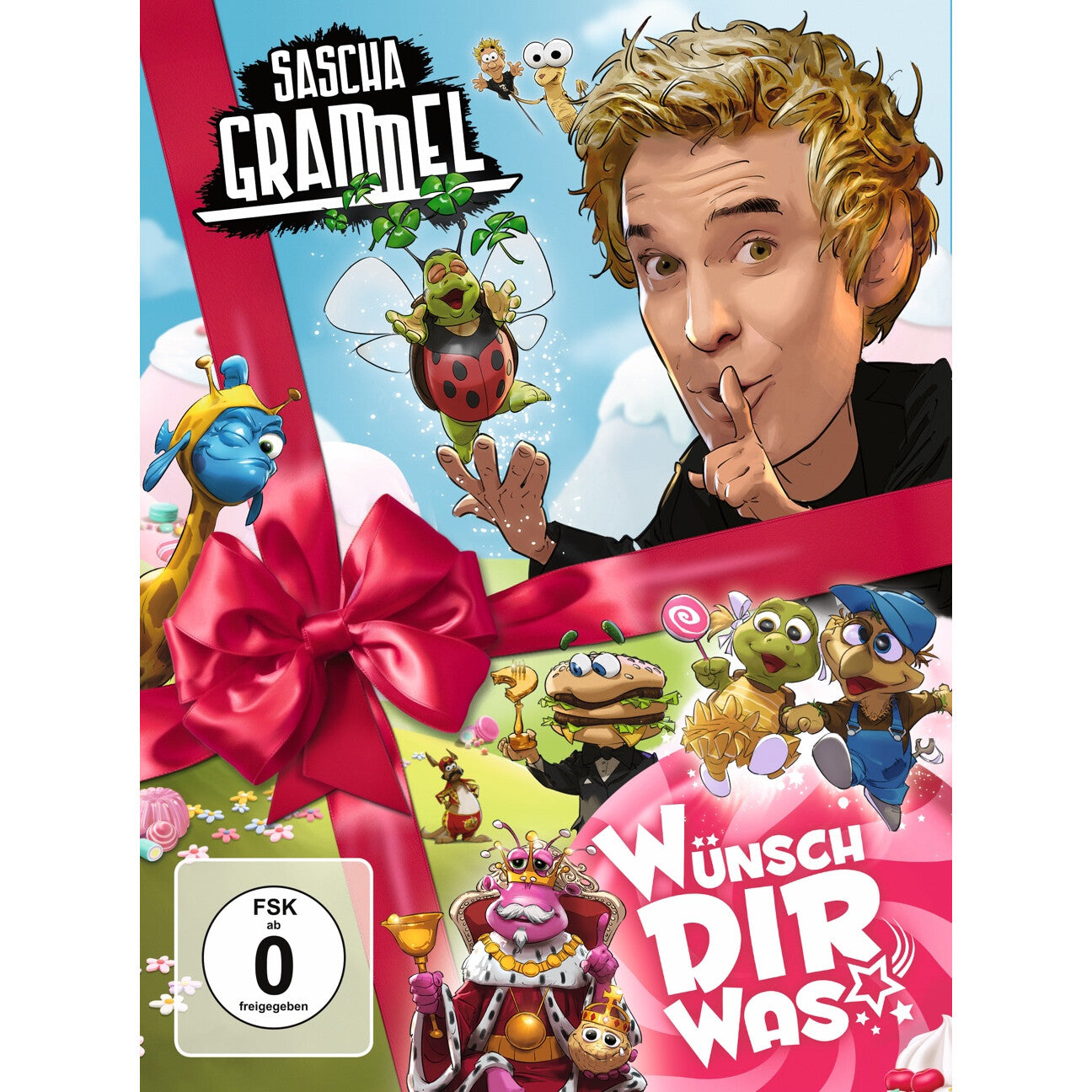 Sascha Grammel Wünsch Dir was! 2DVD/BR + Kuscheldecke 372074